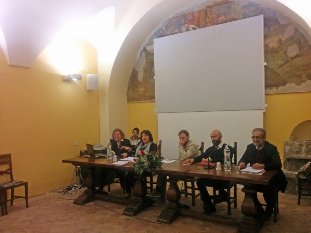 Tavolo dei relatori alla presentazione di VerdeGusto